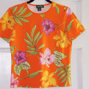 Ralph Lauren Crew Neck Size L Short Sleeve.